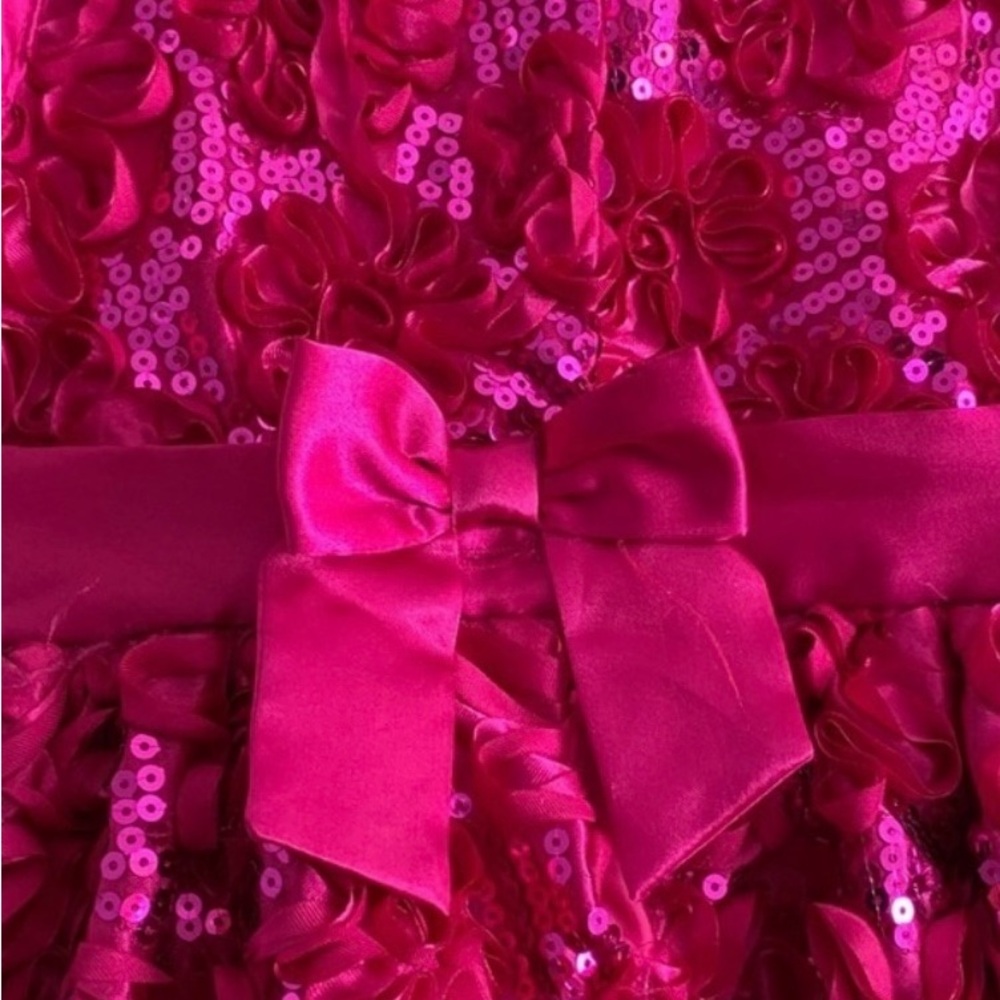 Pink Floral Kids Dress - Picture 6 of 16